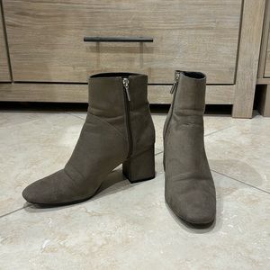 Taupe Heeled Boots